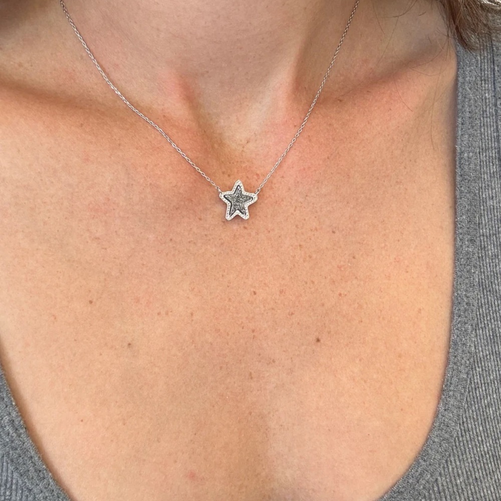 Kendra Scott Silver Star Necklace